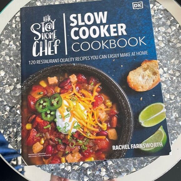 The stay at home chef slow cooker 120 recipe cookbook from target new - Picture 1 of 8